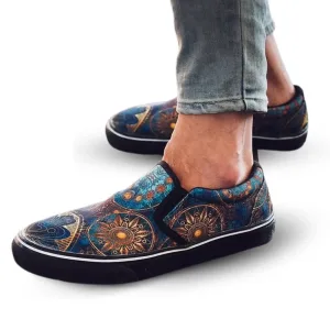 Bohemian Mandala Canvas Slip-Ons