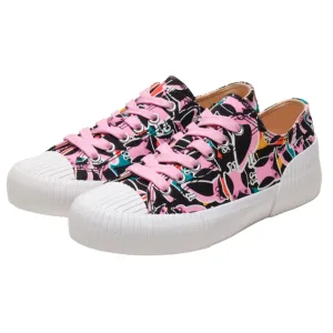 Pink Owl Canvas Shoes